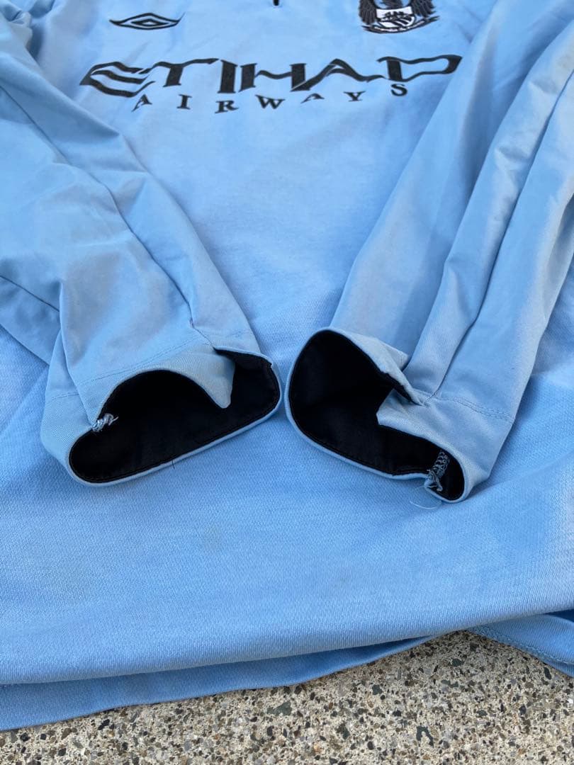 【美品！！】アンブロ/マンチェスターシティ　ユニフォーム/ノエルギャラガー L