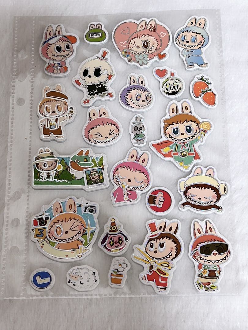 セーラームーンシール帳完成品　A５　予備シート３枚