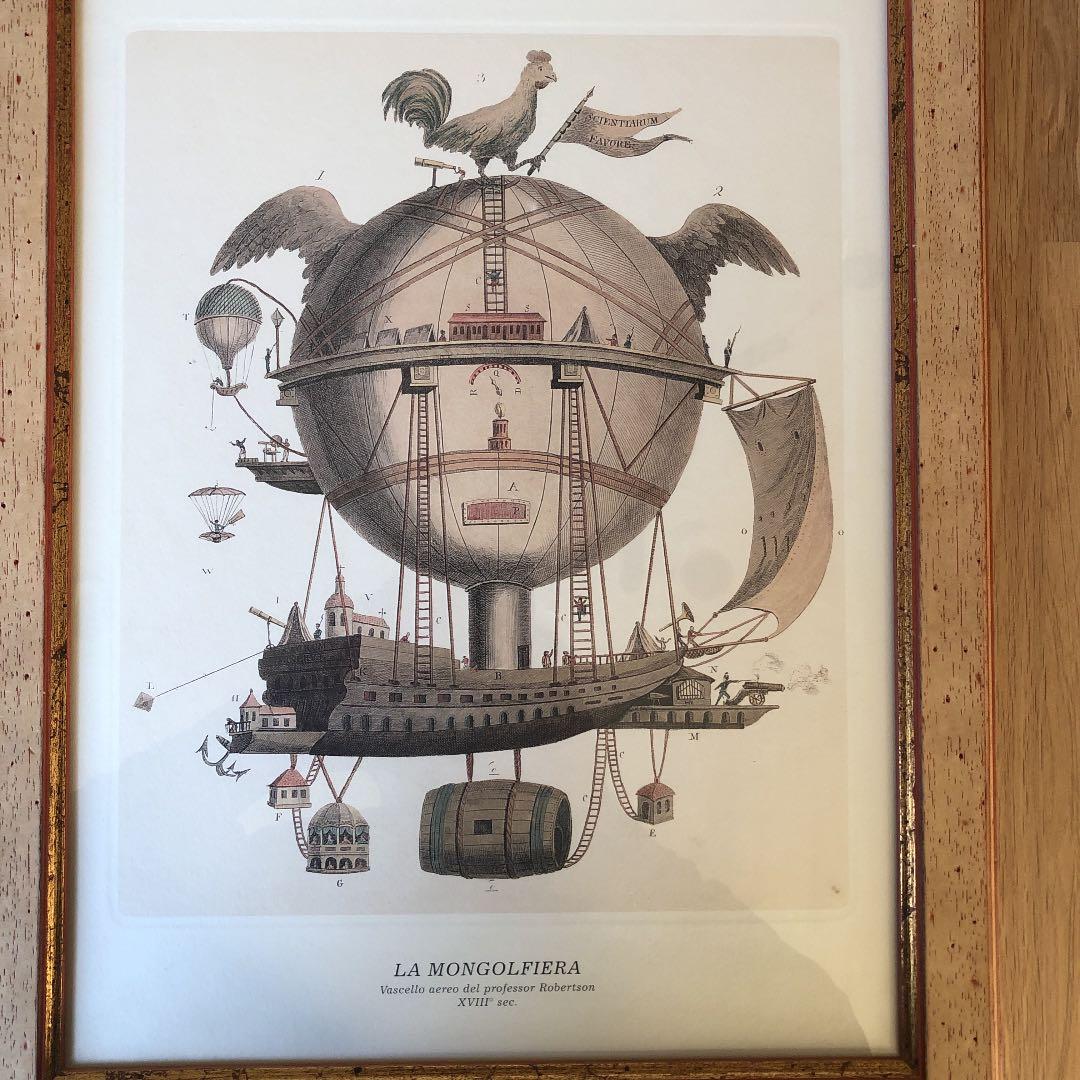 絵画 vascello aereo del plofessor Robertson