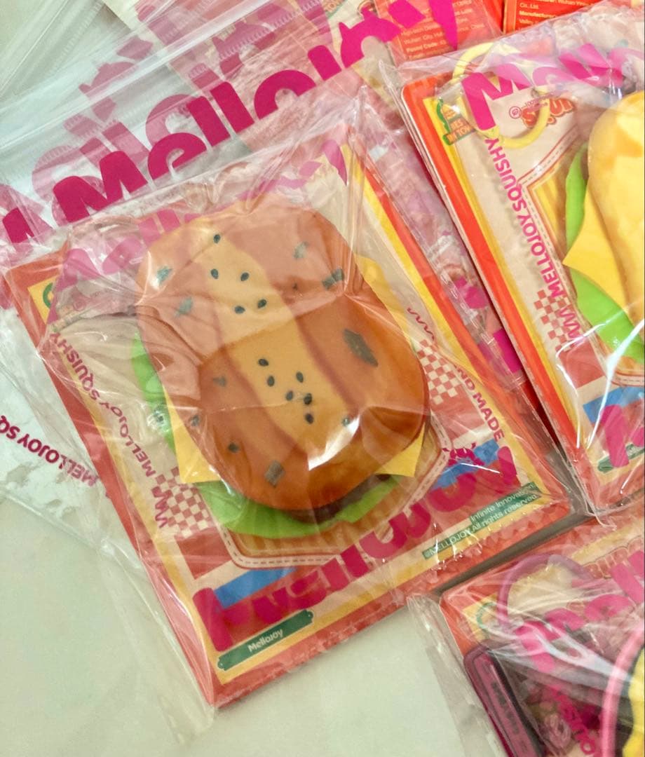 未使用 mellojoy ハンバーガー 3つset スクイーズ メロジョイ
