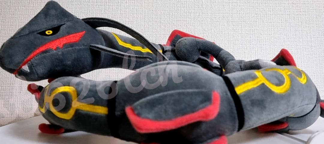 【Pokemon】ポケモン 黒いレックウザ ぬいぐるみ BIG ※最終値下げ