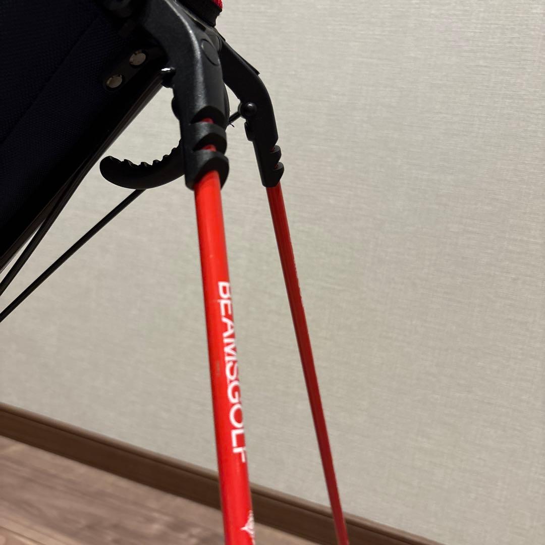 BEAMS GOLF スタンド式ゴルフバッグ ネイビー