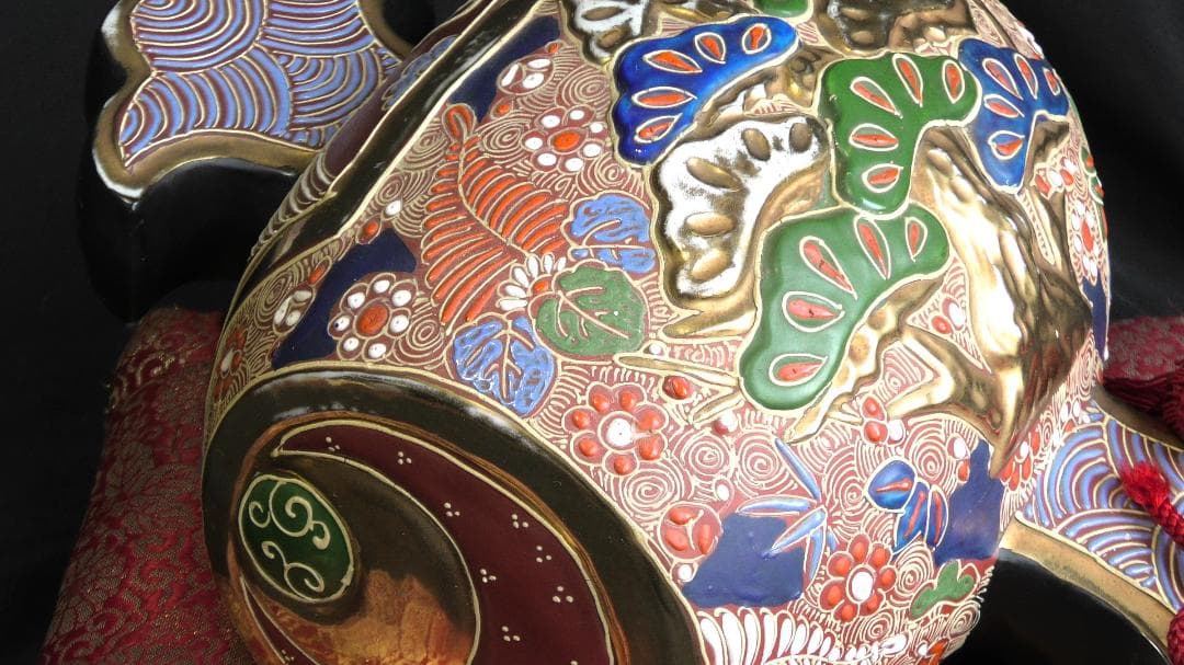 打ち手の小槌 九谷焼 置物 オブジェ 骨董品