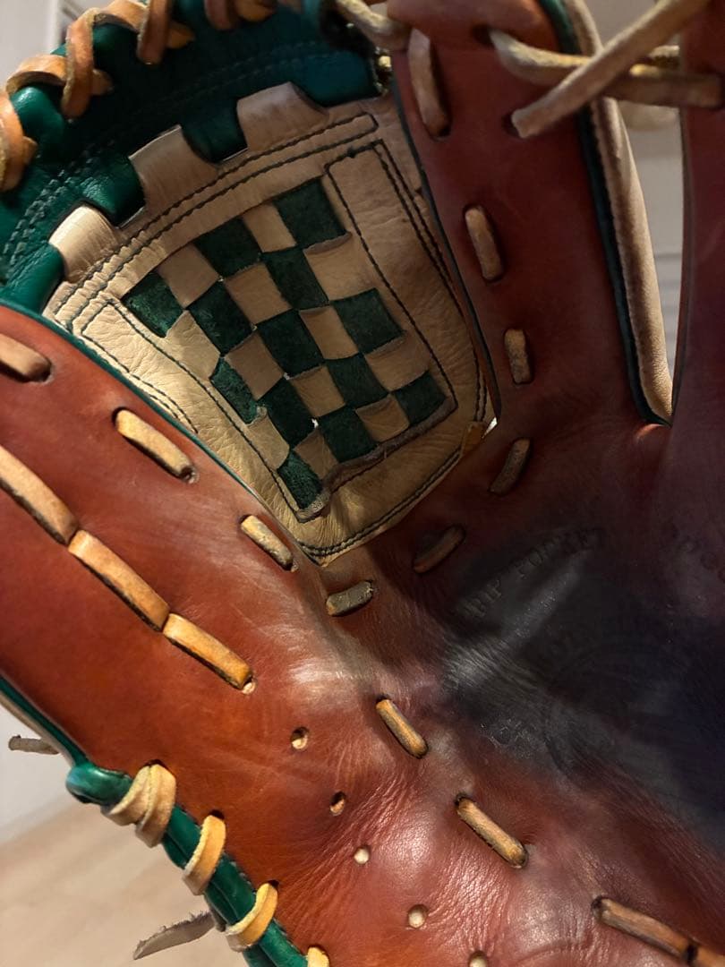 久保田スラッガー　Slugger 軟式グローブ ブラウン/グリーン