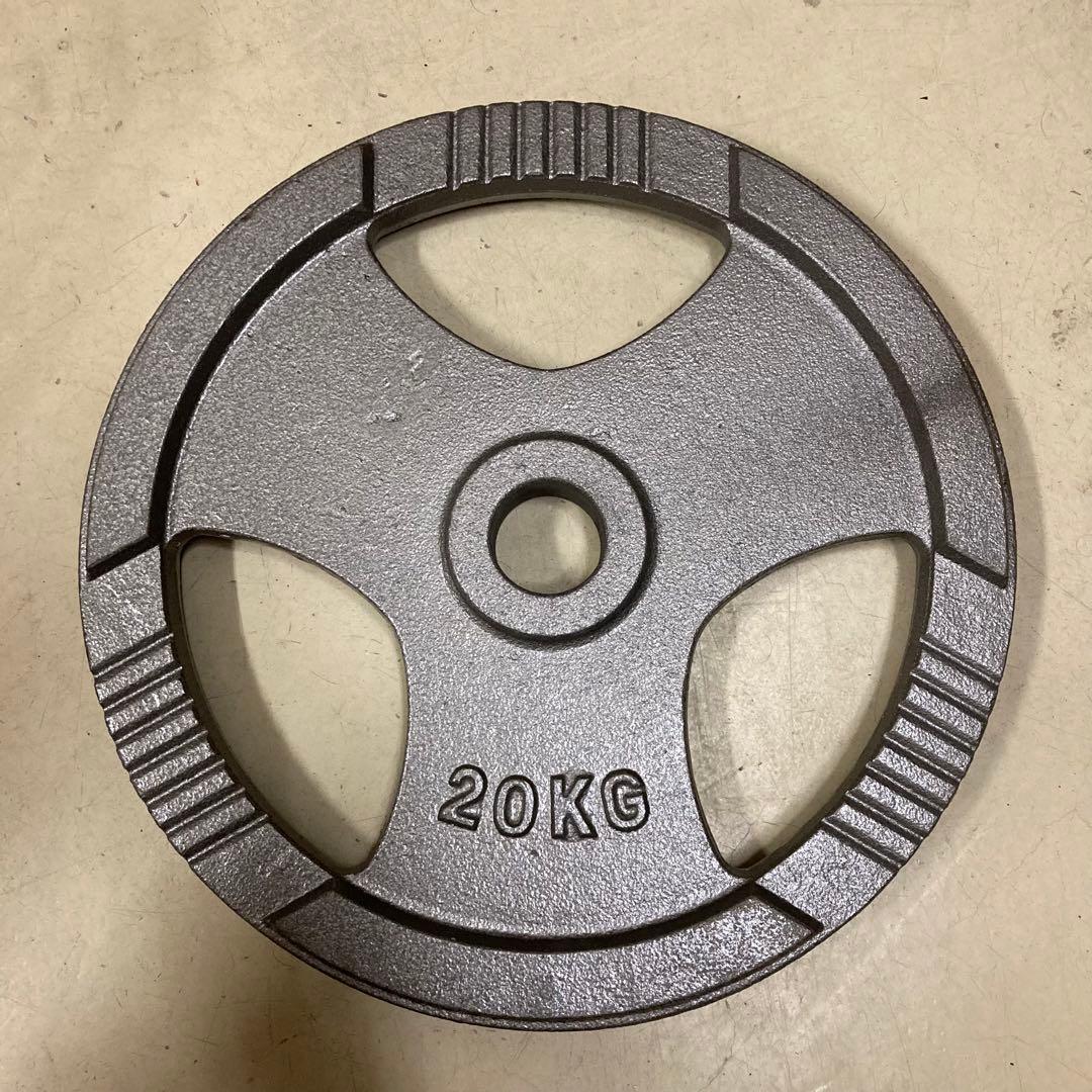 筋トレ　プレートセット(20kg×6,5kg×2,等)