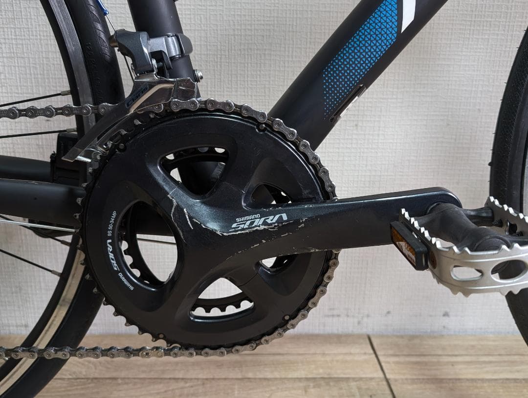 メンテ済 美品ロードバイク MERIDA RIDE150 2×10 神奈川より