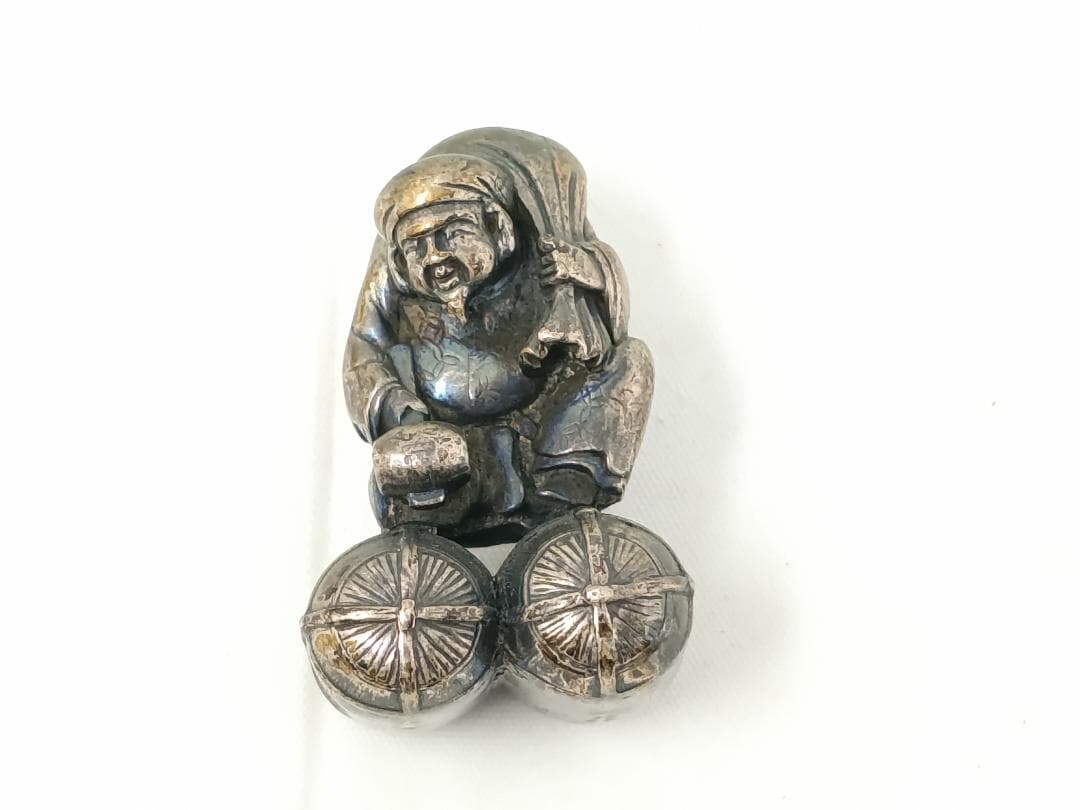 銀製　大黒様 大黒天　約115g 　縁起物　置物　インテリア　フィギュア