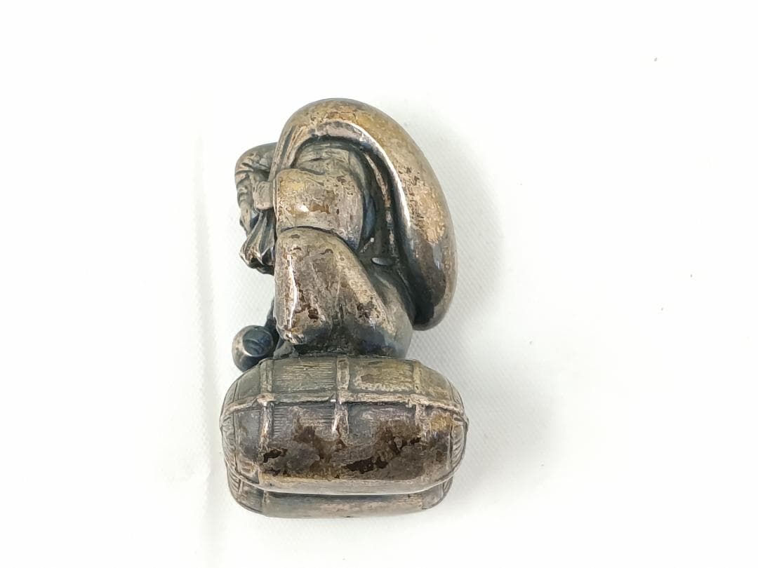 銀製　大黒様 大黒天　約115g 　縁起物　置物　インテリア　フィギュア