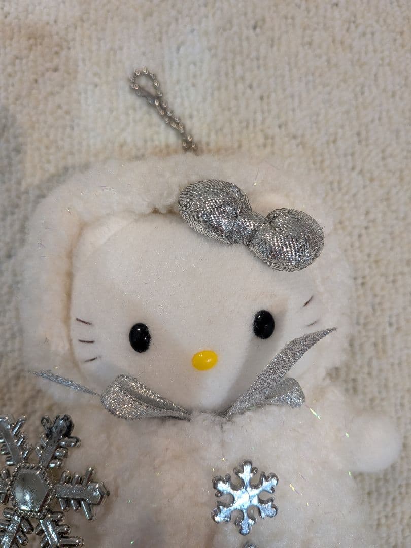 ハローキティ クリスマスぬいぐるみマスコット　雪の精　2002　レトロ