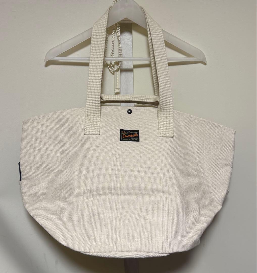 ラフ&スウェル ゴルフトートバッグ アイボリー大きいサイズ