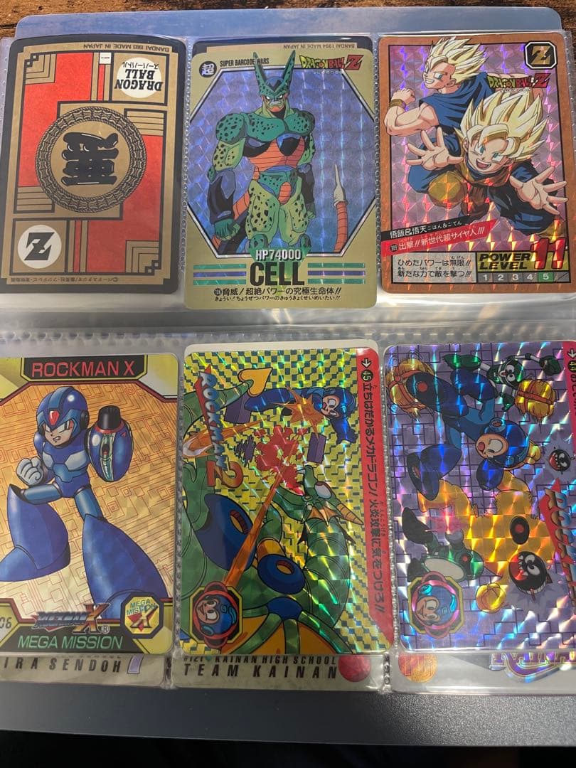 ドラゴンボールZカード　スラムダンク　幽遊白書　ガンダム　カードダス　キラカード
