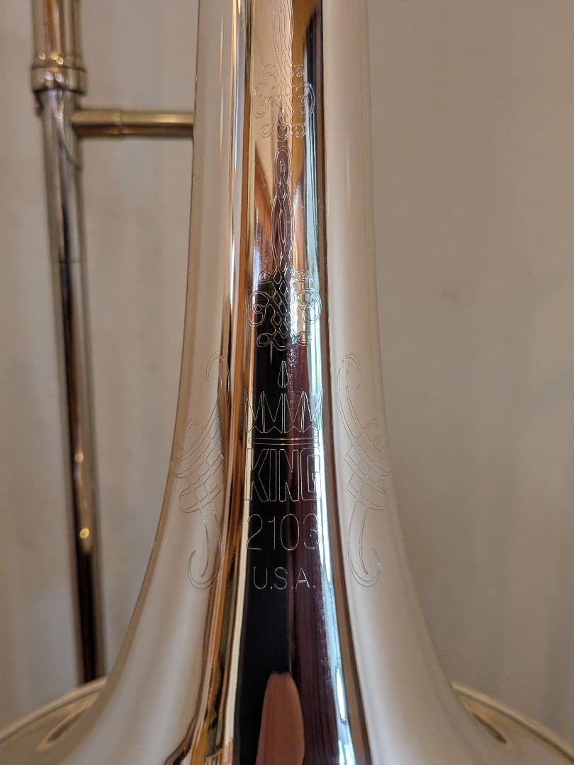 KING 2103 テナートロンボーン 3B スターリングシルバーベル