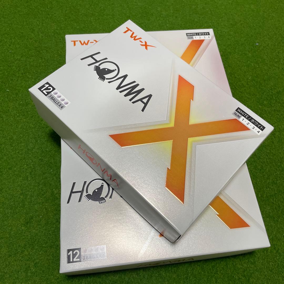 TW-X HOMMA X ゴルフボール 3ダース　2ダース6200円可