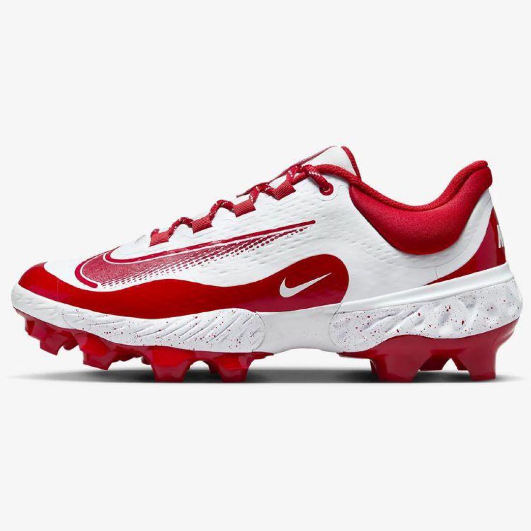 ナイキ アルファ ハラチ エリート 27.5 野球 スパイク 靴 シューズ 赤