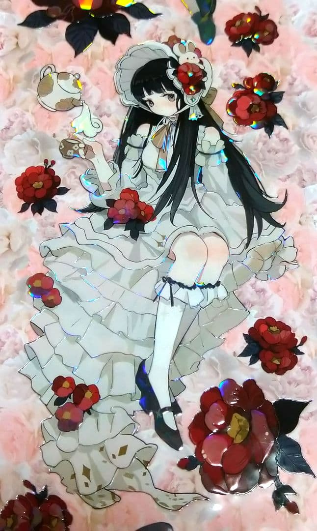 ✩完売御礼✩J616＃系梦花傀(贝壳光)E厘米切り売り海外人物マステ女の子