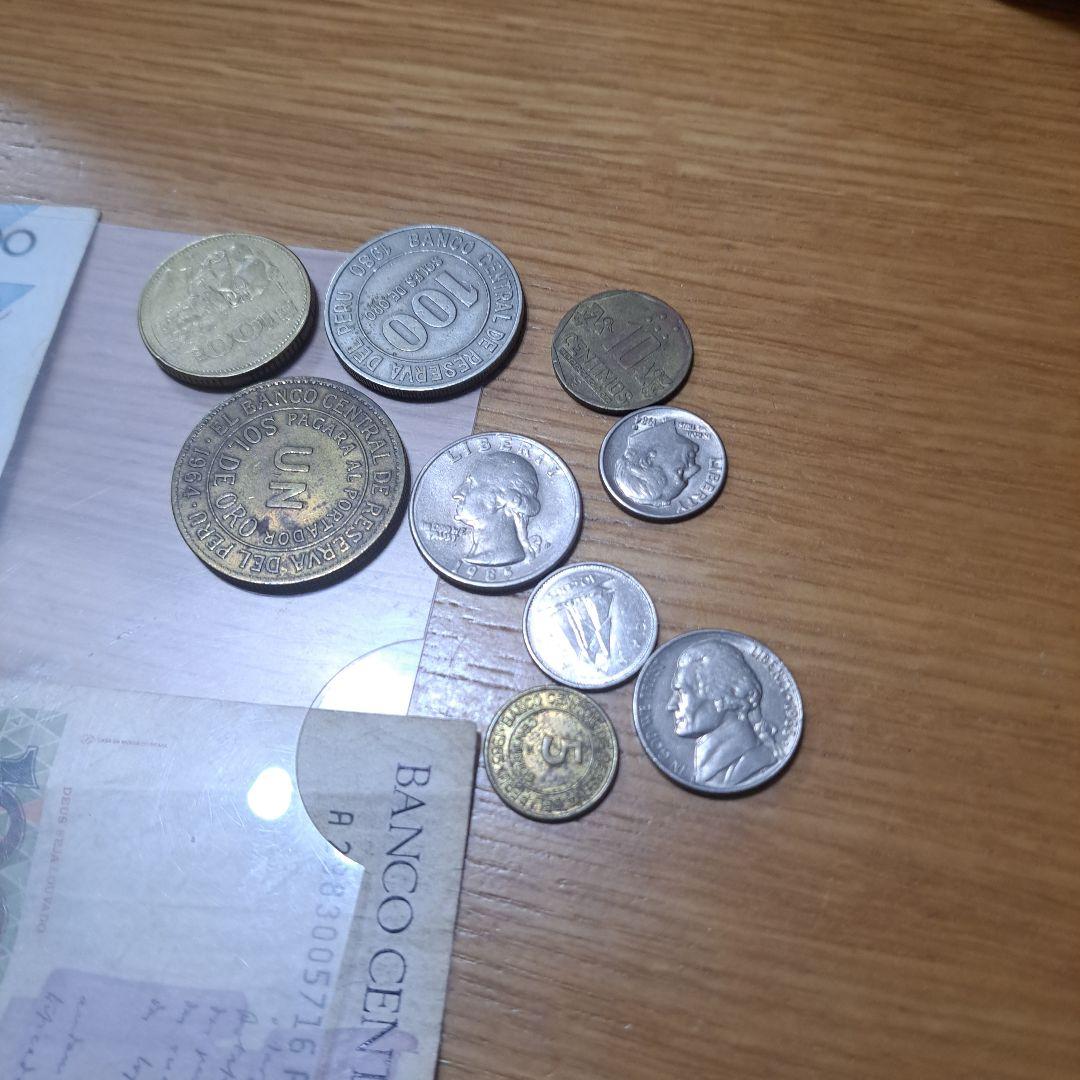 ブラジル・ペルー 旧貨幣セット