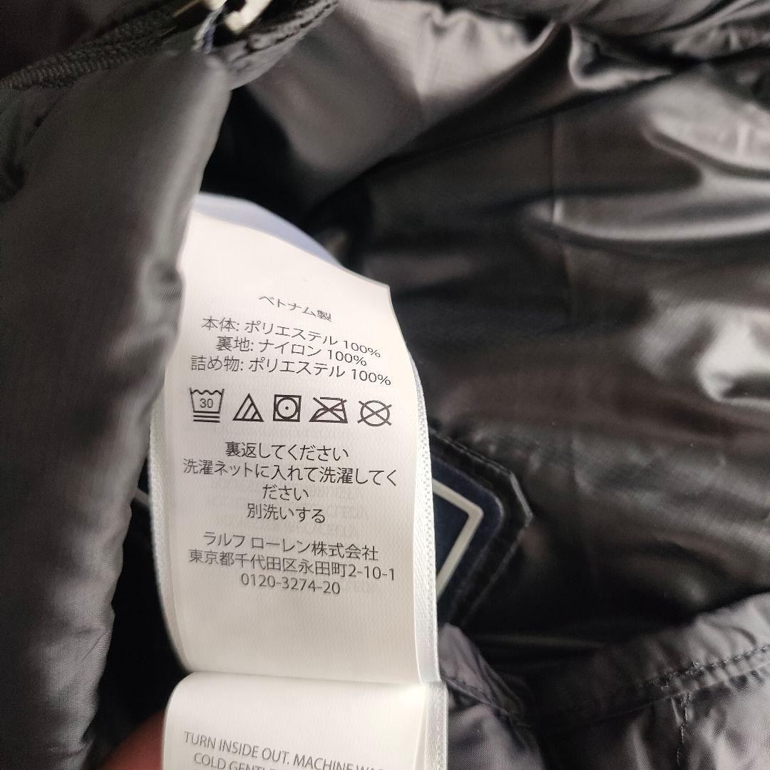 【美品】RLX RALPH LAUREN 中綿 ジャケット M 黒 軽量 f