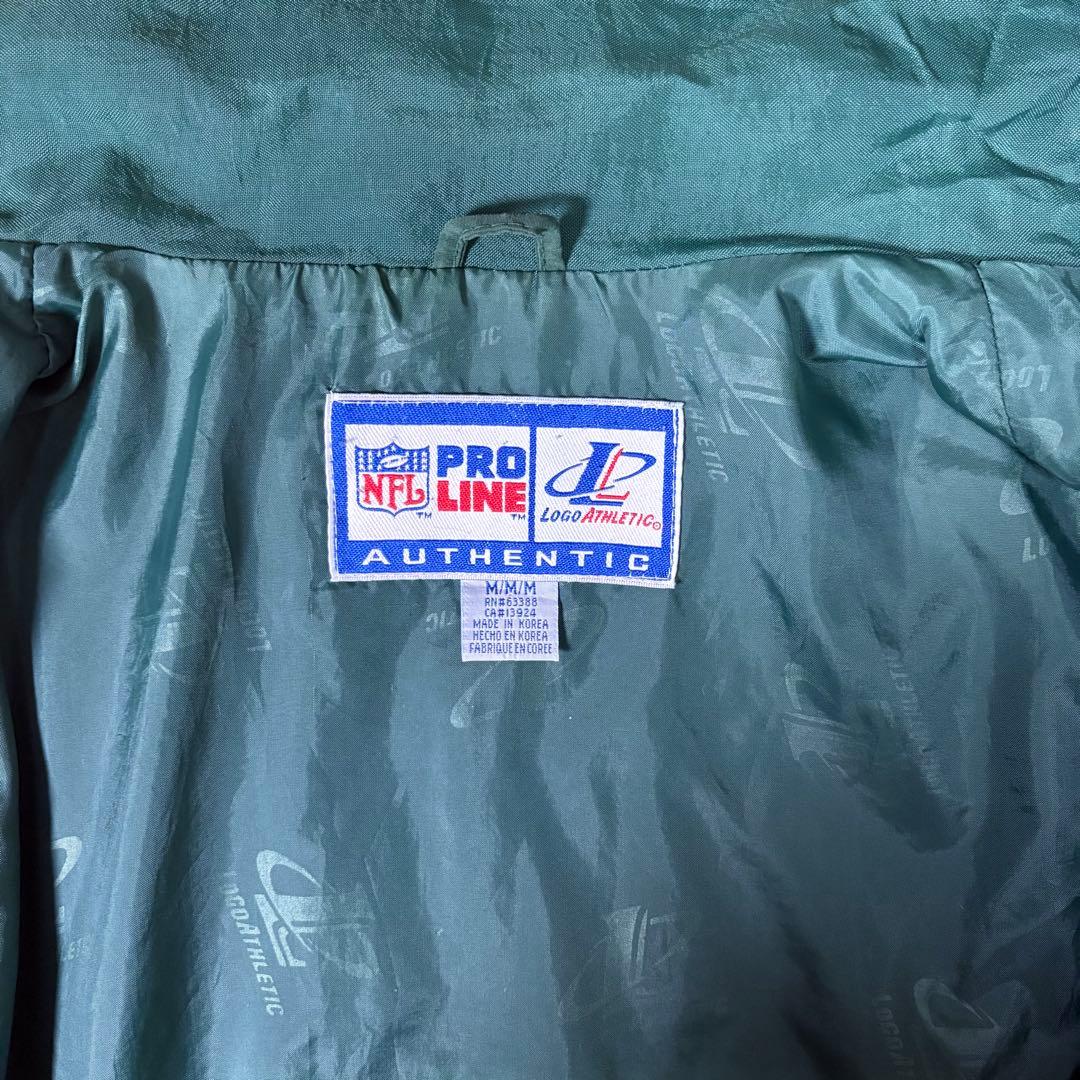 【90s】 NFLパッカーズロゴアスレチッ クナイロンジャケット刺繍グリーンL相