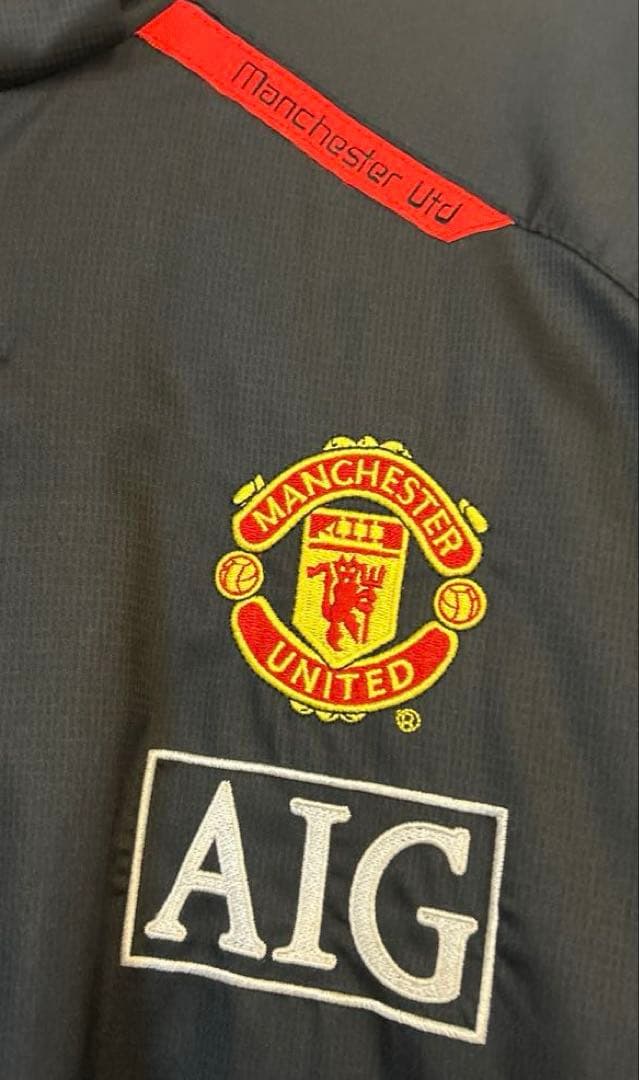 NIKE マンチェスターユナイテッドアウターダウン ブラック Lサイズ