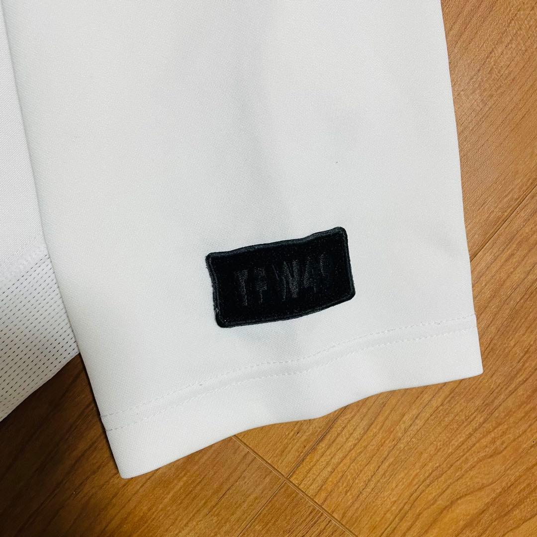 TFW49 モックネック　Tシャツ ホワイト　M ゴルフ