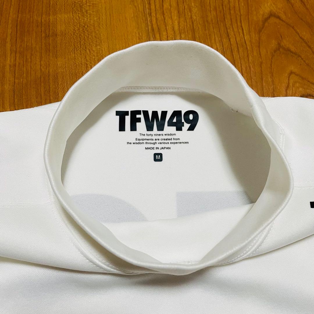 TFW49 モックネック　Tシャツ ホワイト　M ゴルフ