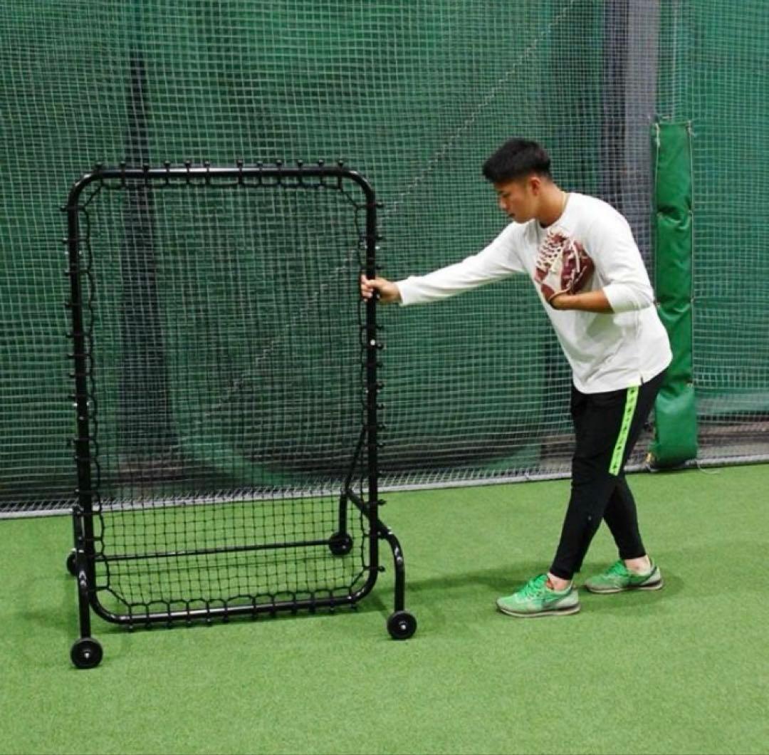 引き取りのみ　群馬県前橋市　移動式フィールディングネット　野球　壁当て