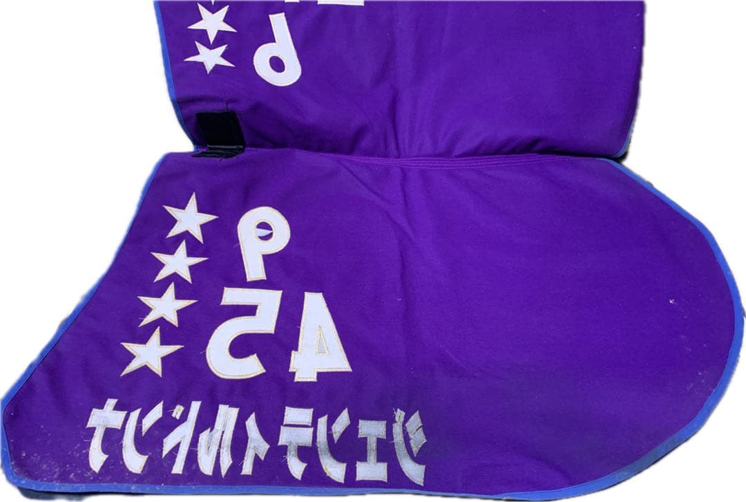 【牝馬三冠・GⅠ7勝】ジェンティルドンナ 実使用 調教ゼッケン☆4（約1年使用）