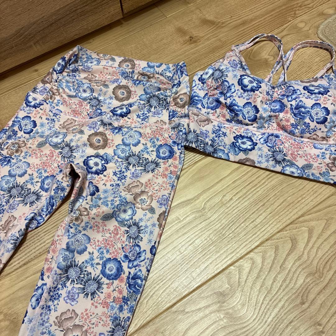 花柄ヨガウェア セット Sサイズ