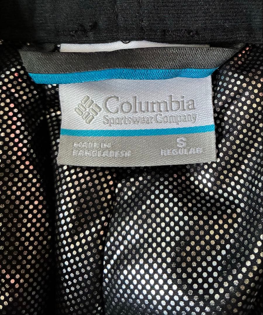 Columbia ブラック スノーウェアパンツSサイズ