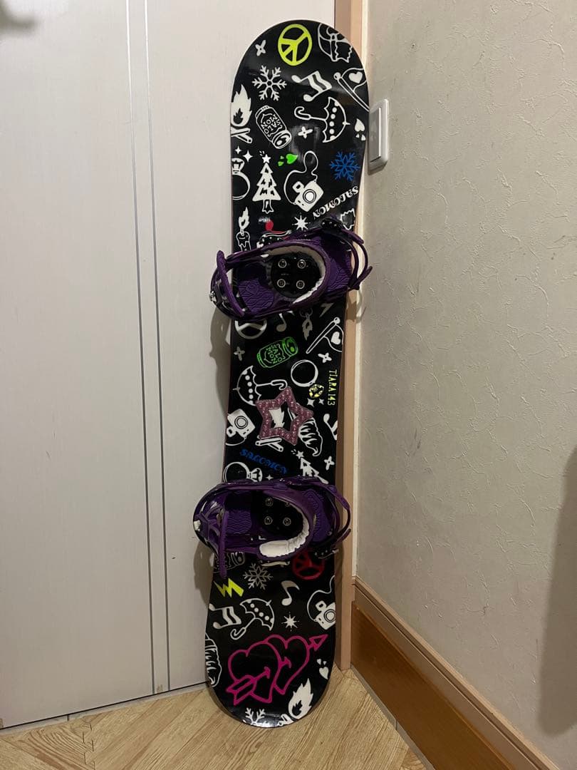 軽量！上手くなるボード！Salomon TIARA 143cm サロモンバイン