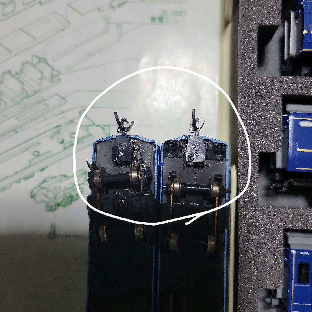 KATO 北斗星客車 寄せ集め12両 訳あり 中古現状販売