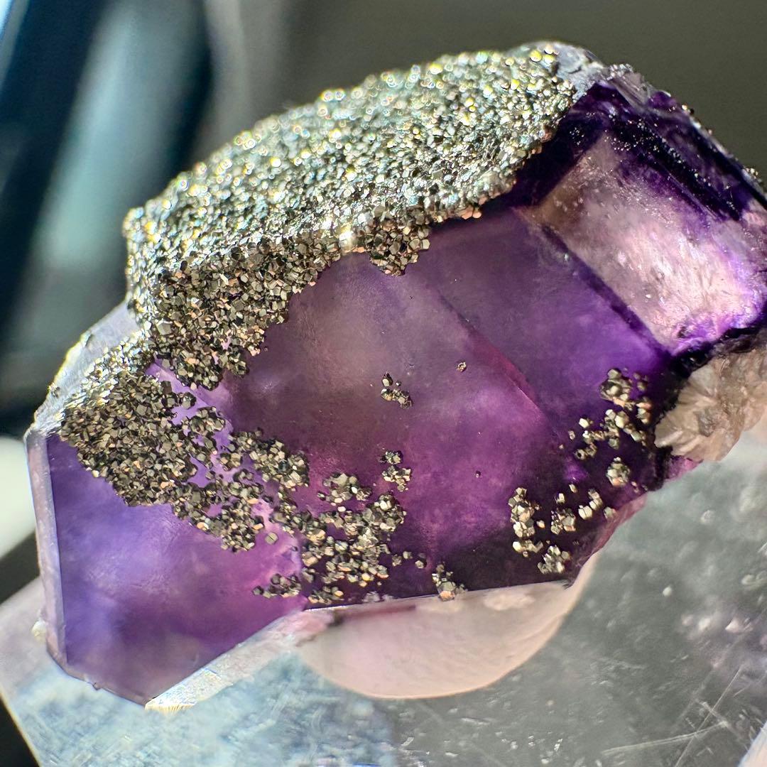 517 中国 内モンゴル産 レアタイプ フローライト&パイライト