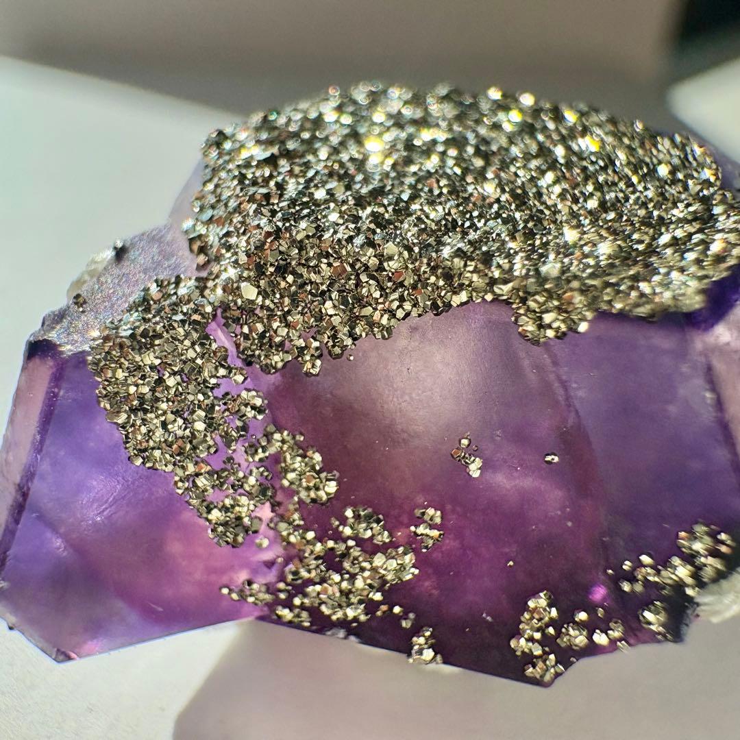 517 中国 内モンゴル産 レアタイプ フローライト&パイライト