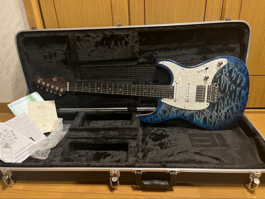 ギター MAYONES Aquila QM6 Lagoon Burst 2019