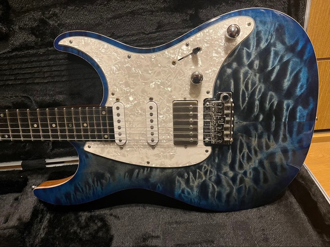 ギター MAYONES Aquila QM6 Lagoon Burst 2019