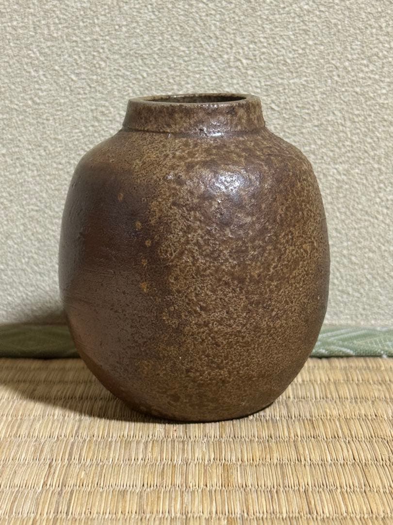 備前焼　人間国宝　藤原雄　茶入