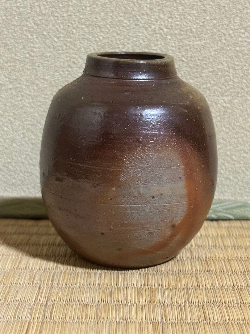 備前焼　人間国宝　藤原雄　茶入