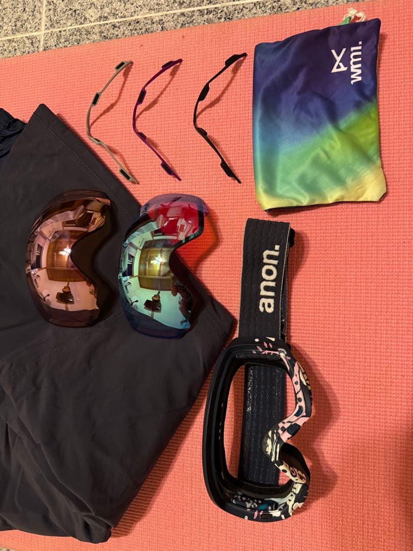 BURTON スノーボードウェアセット Anonゴーグル/ファーストレイヤー靴下