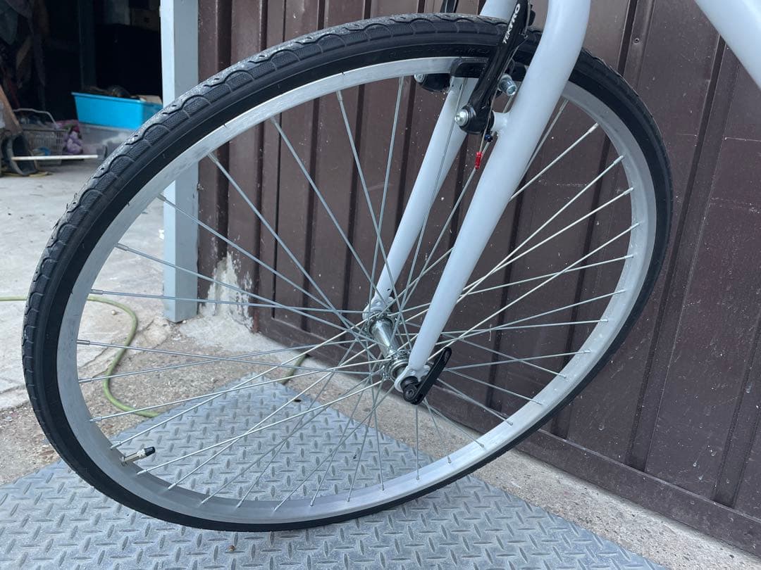 【大阪市引き取り限定】MUGEN シティサイクル ホワイト中古
