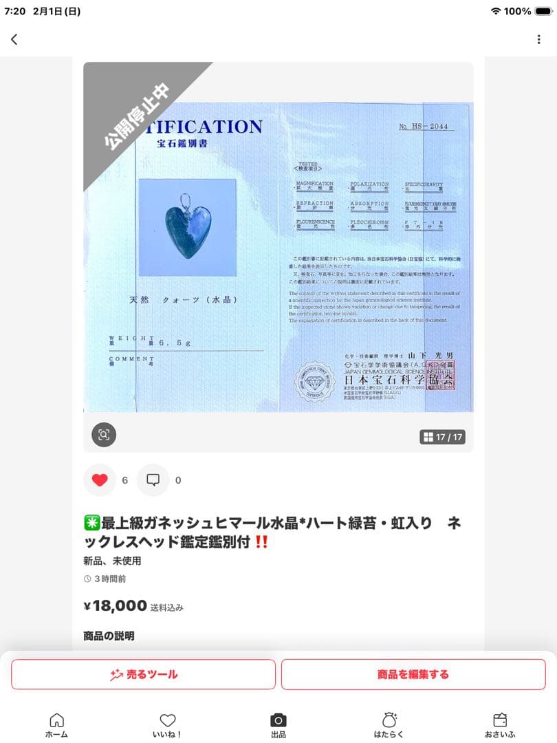 ✳天然虎目石*四線虎牙天珠*ガネッシユヒマール水晶ブレスレット　17cm 本物‼️