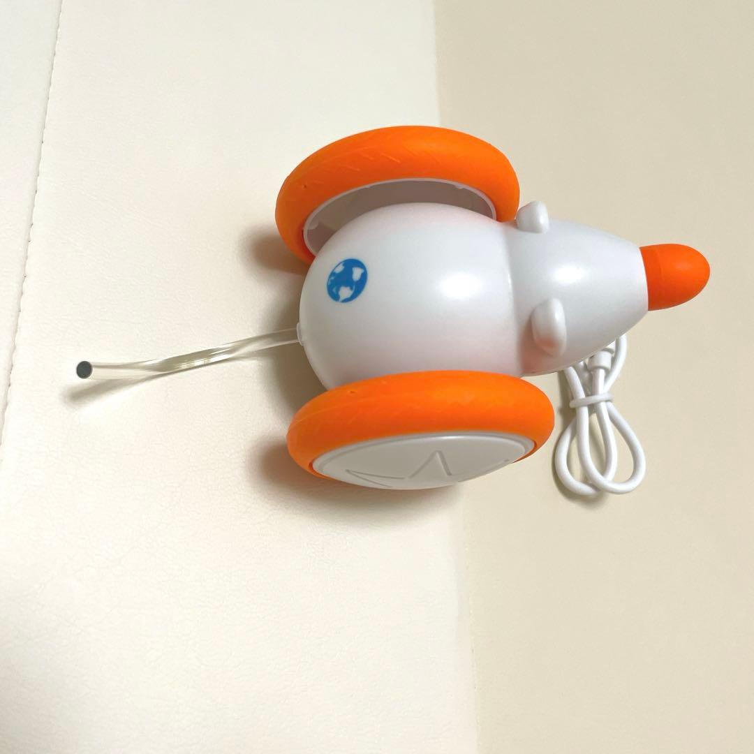 猫 おもちゃ 動く ネズミ USB充電 猫ちゃんの日本正規品(オレンジ)