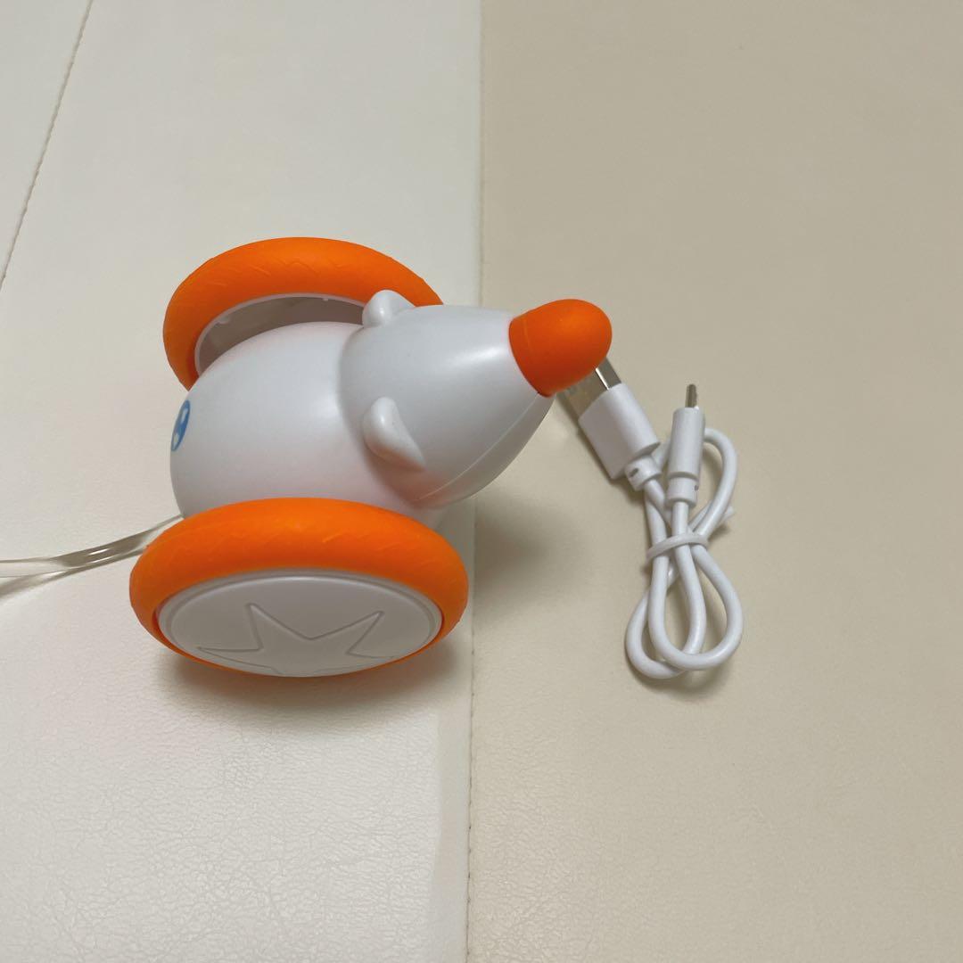 猫 おもちゃ 動く ネズミ USB充電 猫ちゃんの日本正規品(オレンジ)