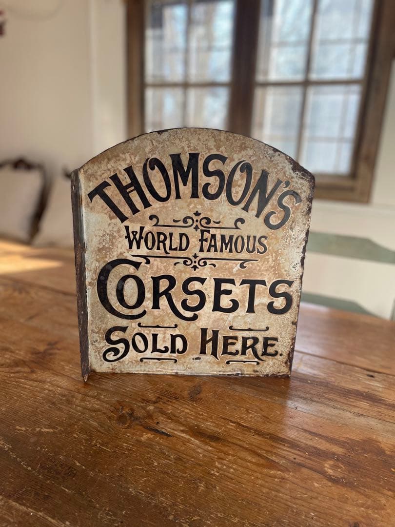 激レア　両面ロゴ　ホーローサイン