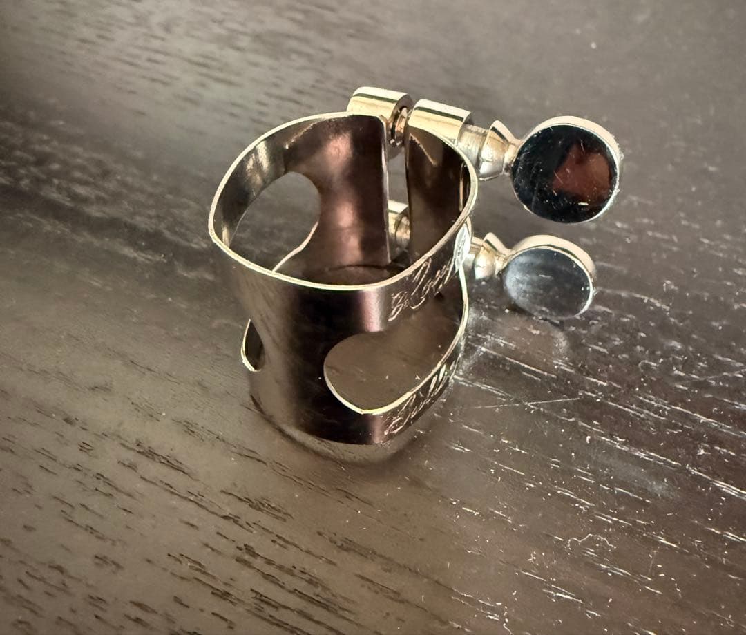 T*.様 ブルズアイ HOT ガーデラテナーメタル用 リガチャ 厚がけ銀メッキ(