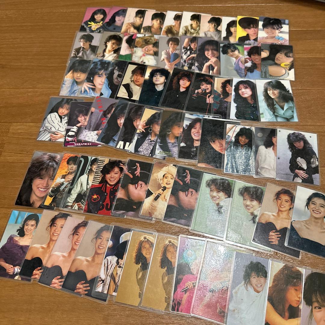 中森明菜　ブロマイドパウチカード　65枚