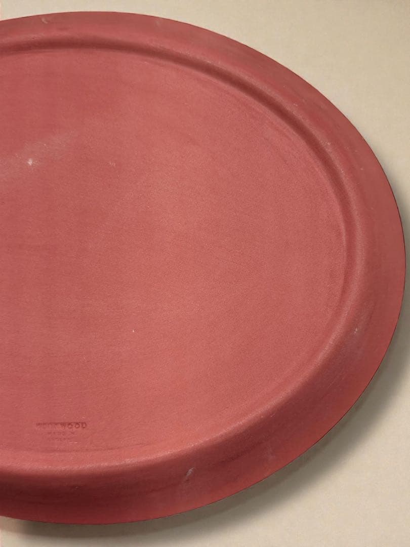 #ウェッジウッド クリムゾン ジャスパー 限定 オーバルプレート　S-3