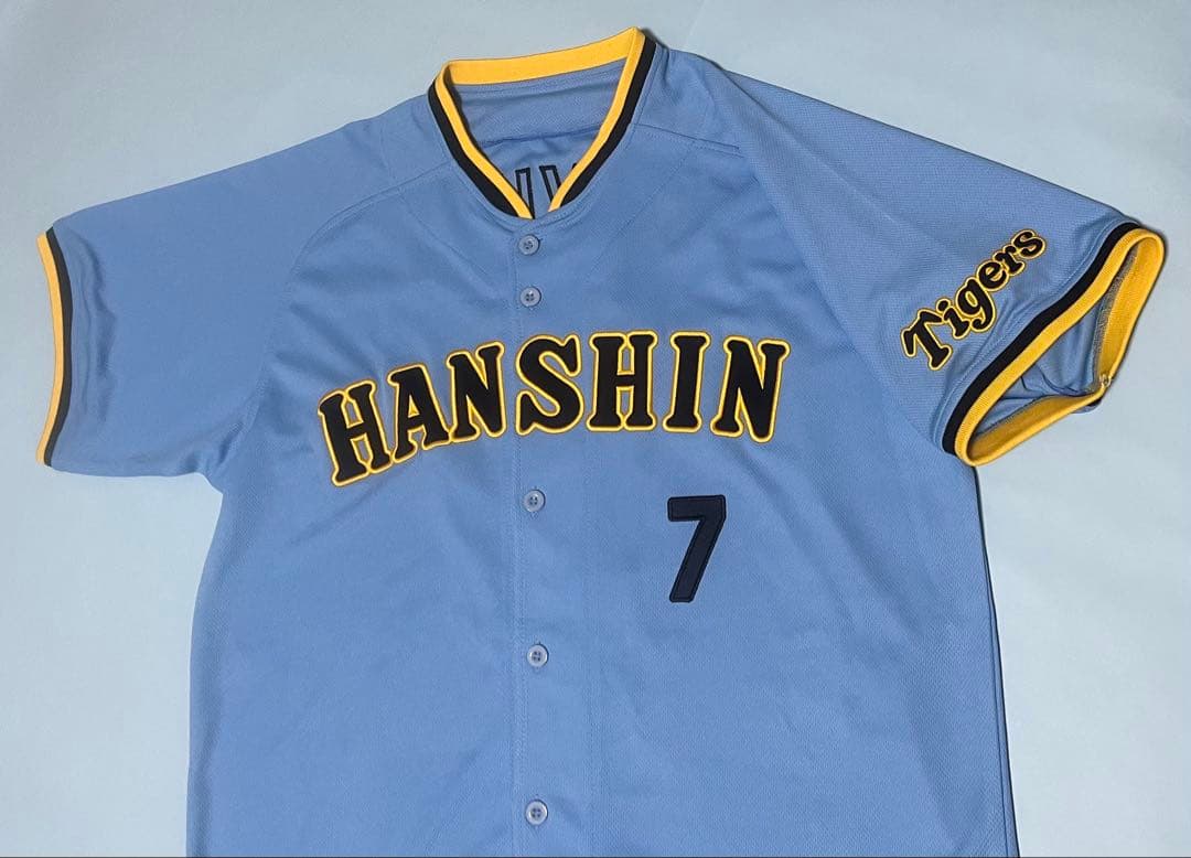 阪神タイガース　真弓明信選手ユニフォーム　1979-1983復刻ビジターモデル