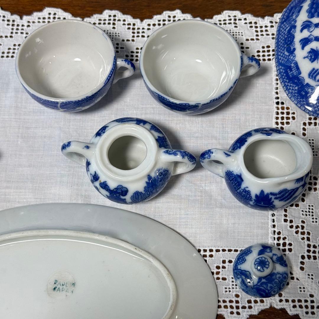 ブルーウィロー　ミニチュアティーセット