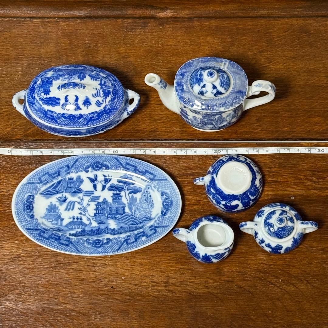 ブルーウィロー　ミニチュアティーセット