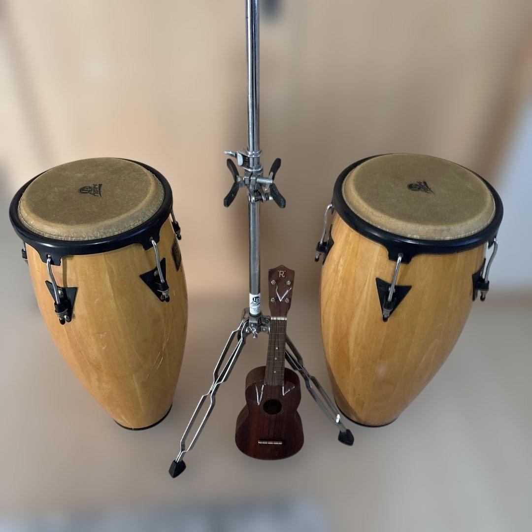 【直接お渡しor着払い~240】LP コンガ aspire スタンドセット 楽器